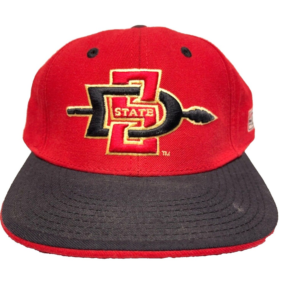 Vintage San Diego State Aztecs Hat Cap Fitted 7 1/4 The Game Y2K Wool Blend